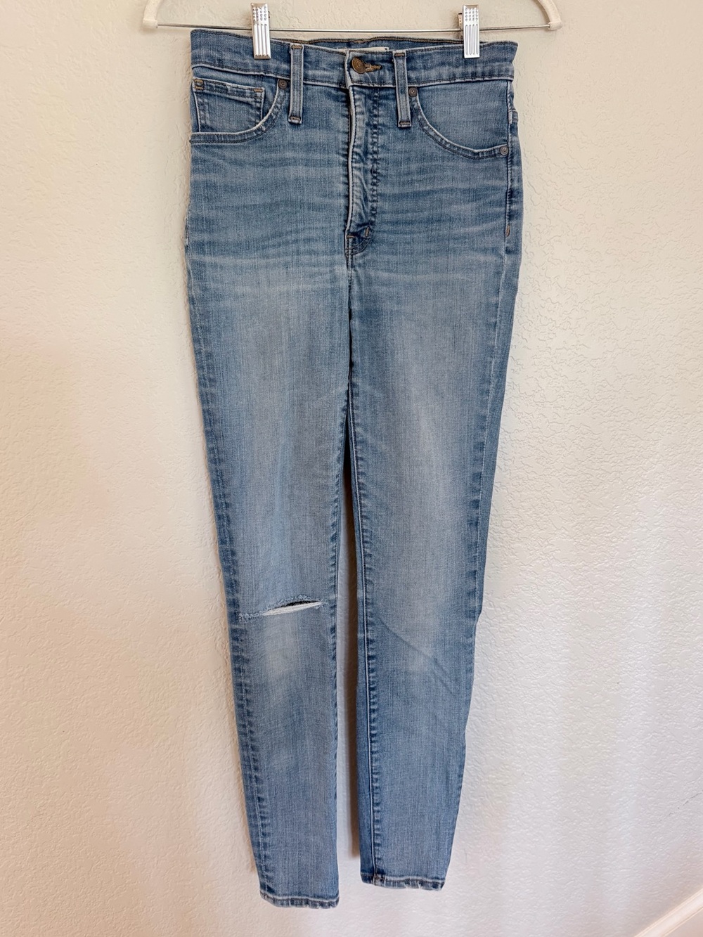 Madewell High-Rise Skinny Jeans Light Wash size 25